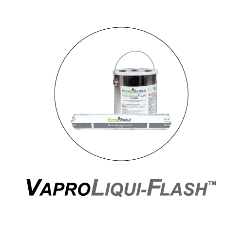 Liquid Applied Waterproof, Vapor Permeable Flashing Material