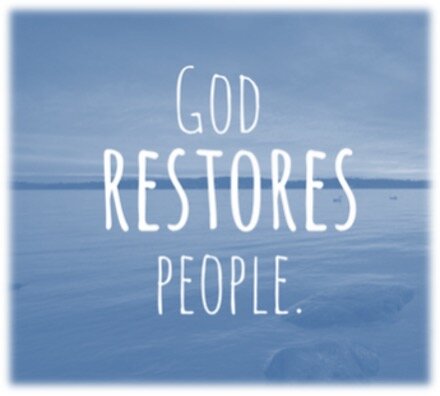 “God Restores Banged Up People”