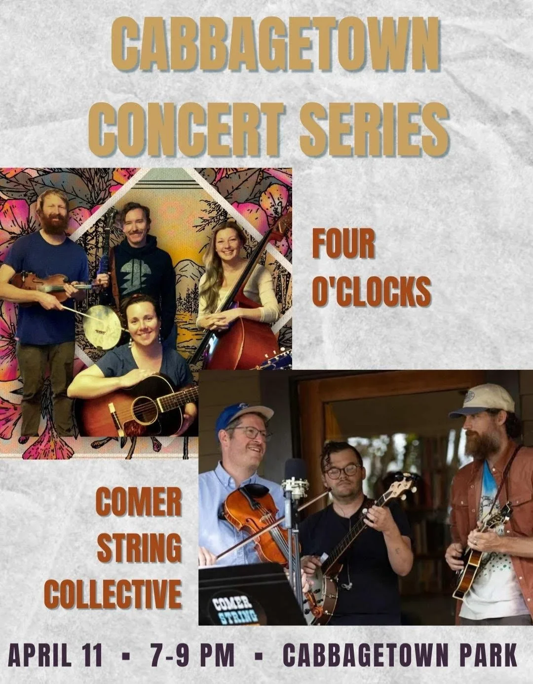 Cabbagetown Concert Series: Four O'Clocks &amp; Comer String Collective