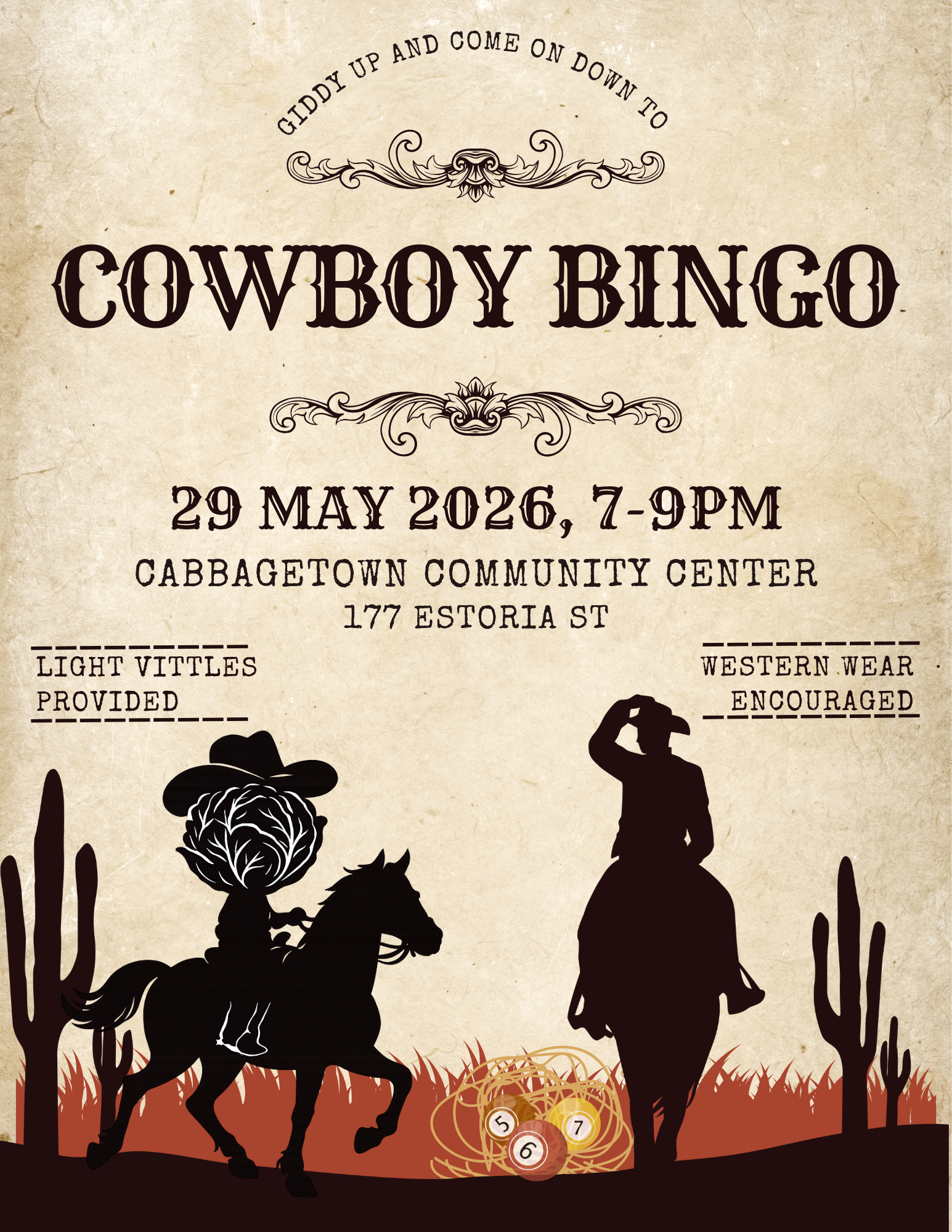 Cowboy Bingo