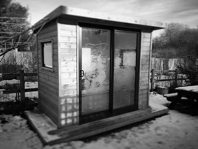 Frozen tiny cabin. Design and built @jmillardcarpentry .
.
.
.
.
.
#jmillardcarpentry #woodworking #craftsmanhome #cabinlife #cabin #tinyhouse #tinyhomes #smallspaces