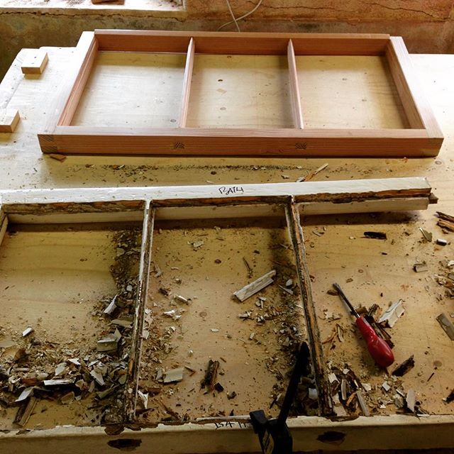 Replica sash windows made to replace a very rotten set. These were for a stately Home in Somerset. .
.
.
.
.
.
#jmillardcarpentry #woodworking #joinery #joiner #wood #carpentry #restoration #craftsmanship