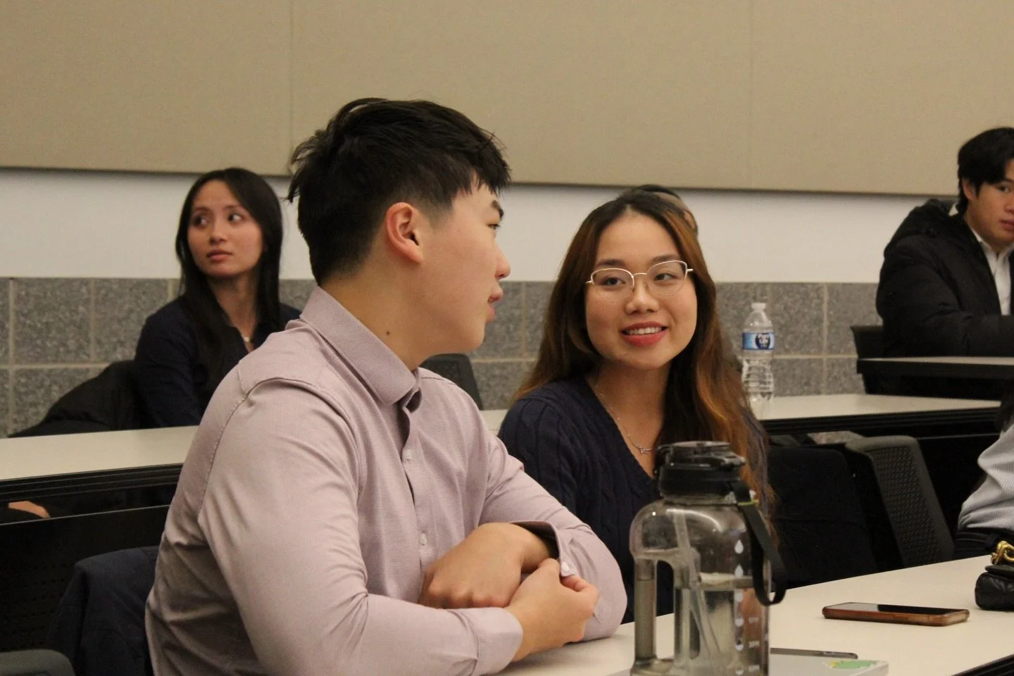 Thank you for attending DIW, our last event of the fall semester! We hope you enjoyed hearing straight from corporate sponsors on various topics about global perspectives. We also hope you were able to gain more advice and insights on your future car