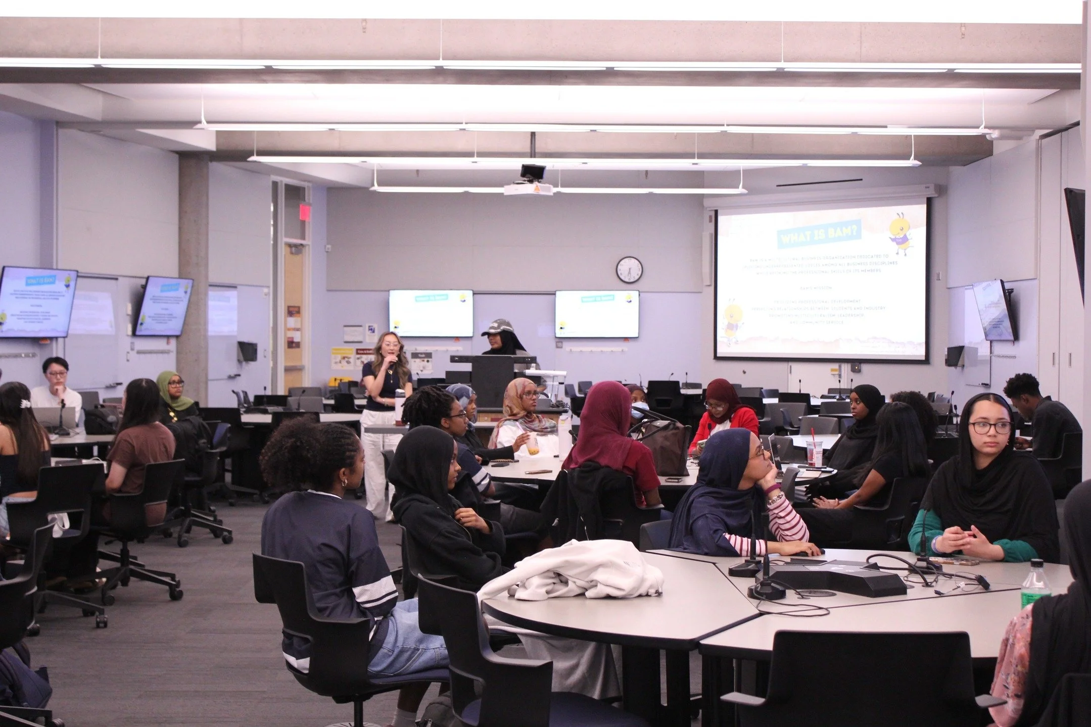 Thank you to everyone who attended our BAM x NSBE mixer, where speed networked and got to debate our hot takes!

Make sure to check out both BAM and NSBE's future events!