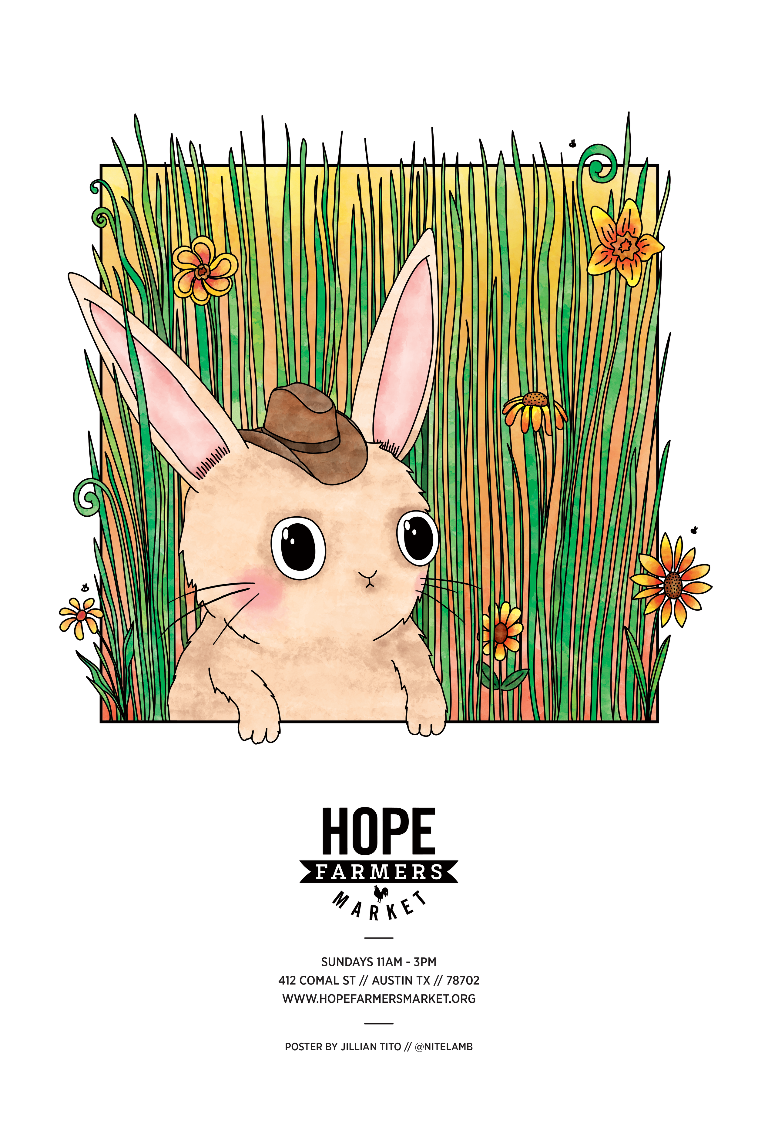 HOPE Farmers Market Artist Poster Series