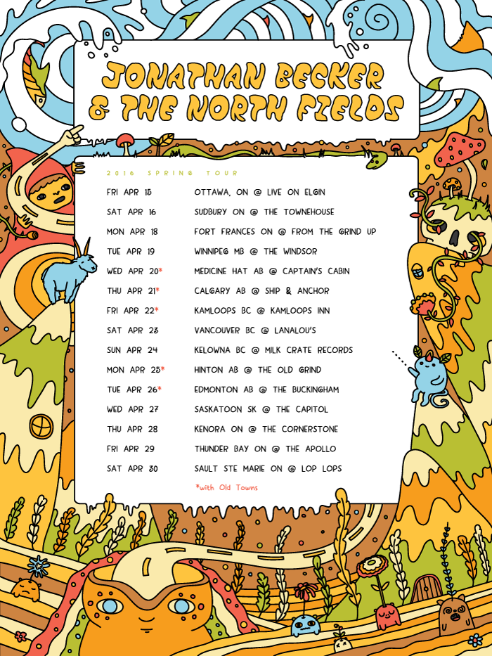 JB & The North Fields Tour Poster