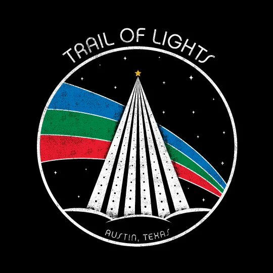 Trail of Lights Festival Merch Design