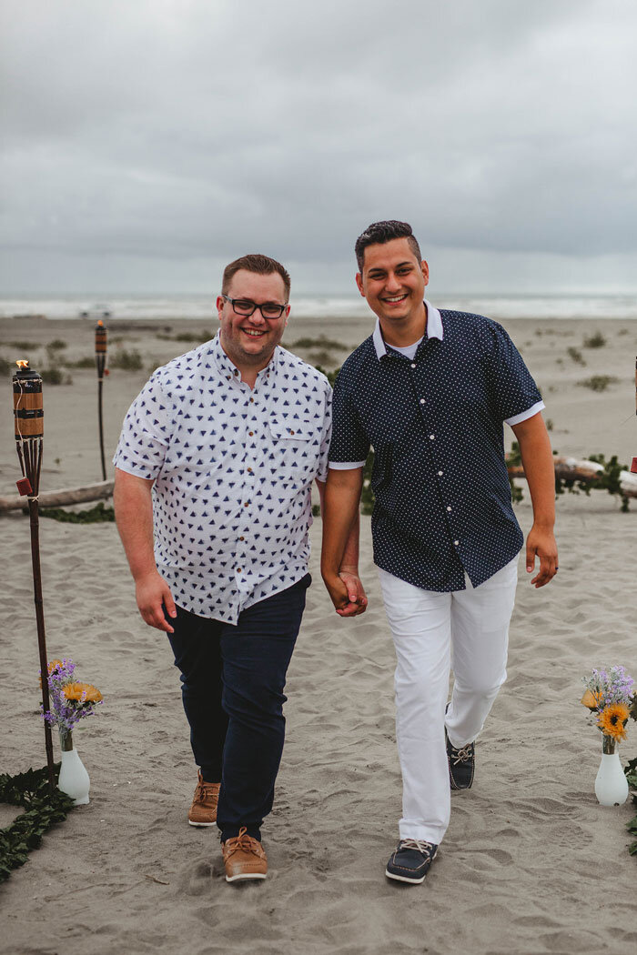 Andrea Michelle Photography - LGBTQ Wedding Ocean Shores Washington