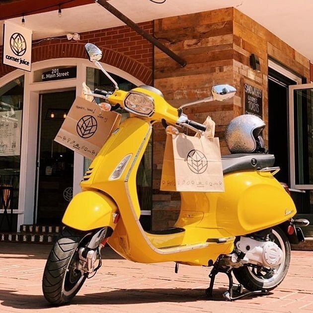 Beep! Beep! Who wishes their #delivery would roll up like this? #repost @cornerjuice