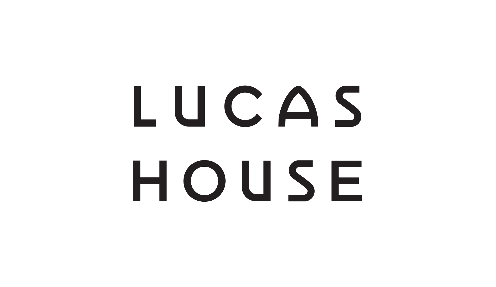  Lucas House building identity / custom typography for Gibbons Group 