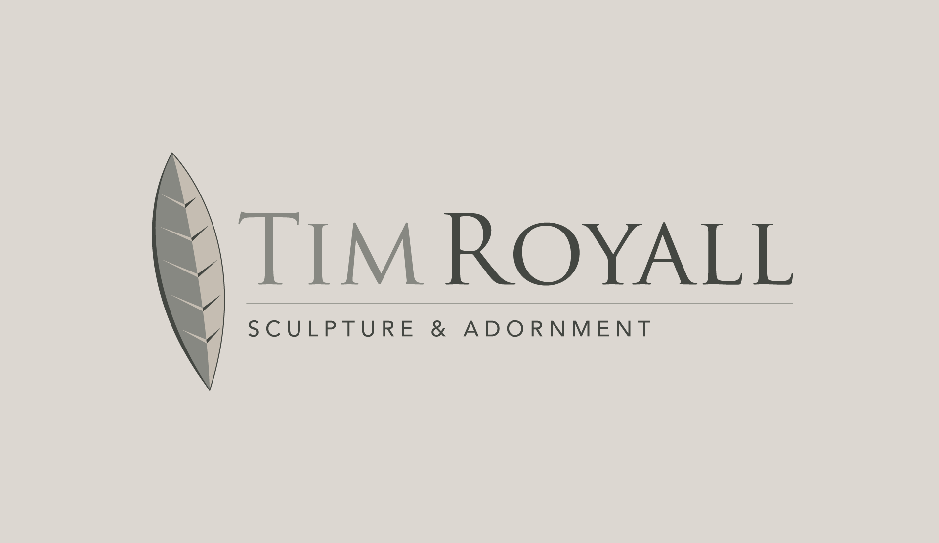  Tim Royall sculpture and adornment identity design 