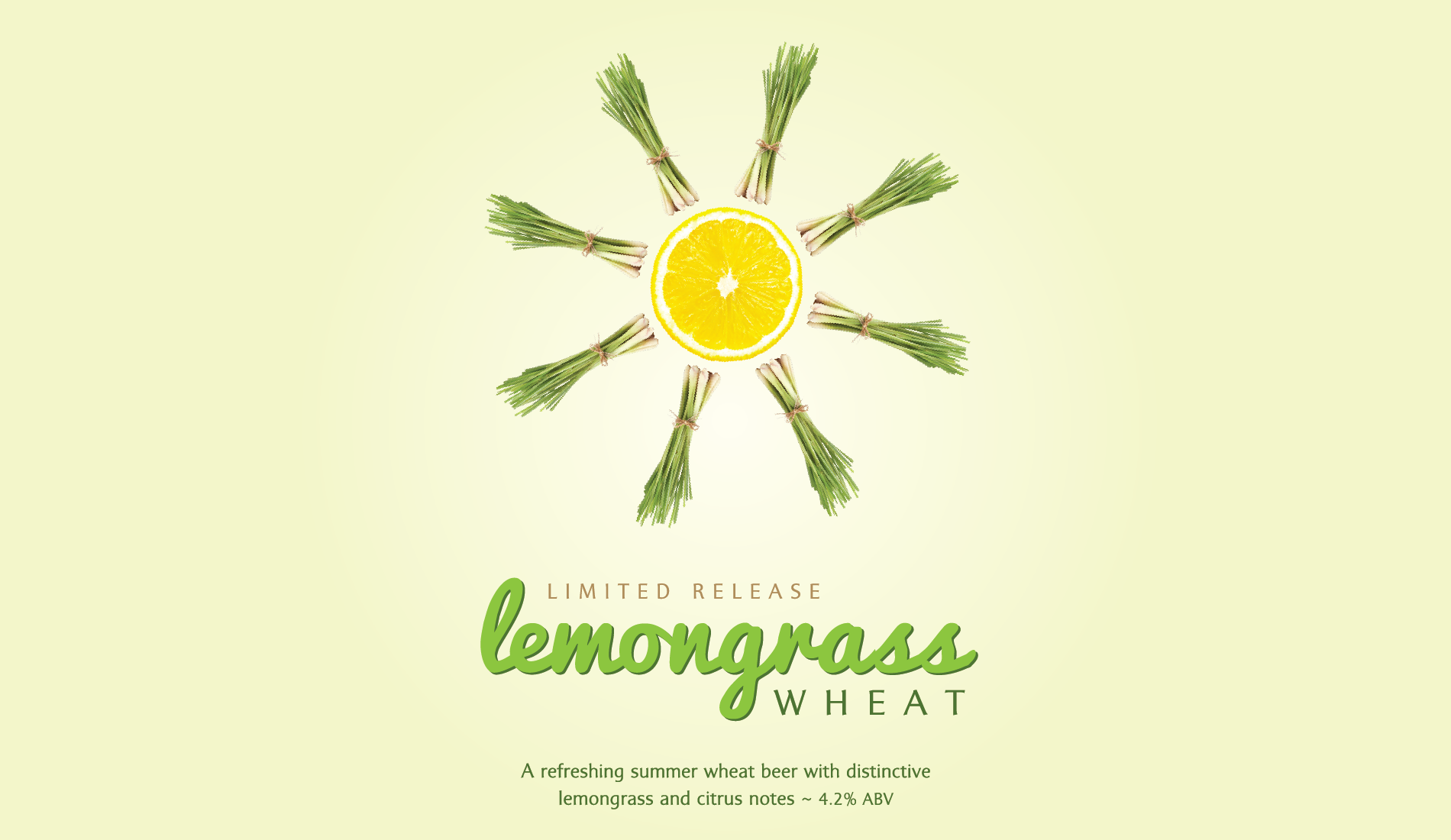  Identity and collateral for Lemongrass Wheat limited release promotion 