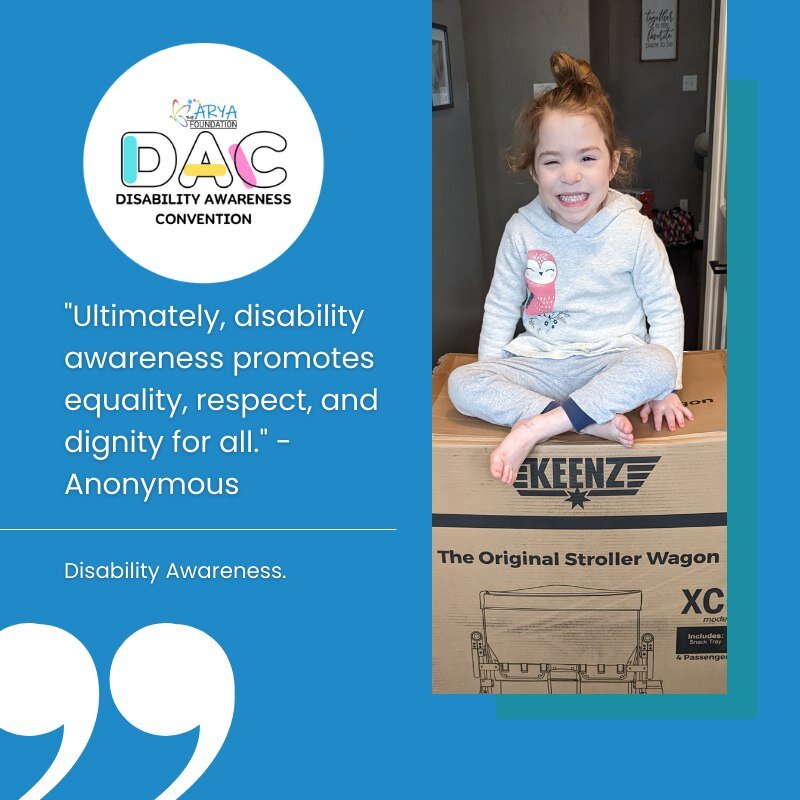 Inspires positive change: Ultimately, disability awareness inspires positive change by promoting equality, respect, and dignity for all individuals, regardless of their abilities.
https://www.facebook.com/events/389838283516819
#TheAryaFoundation #da