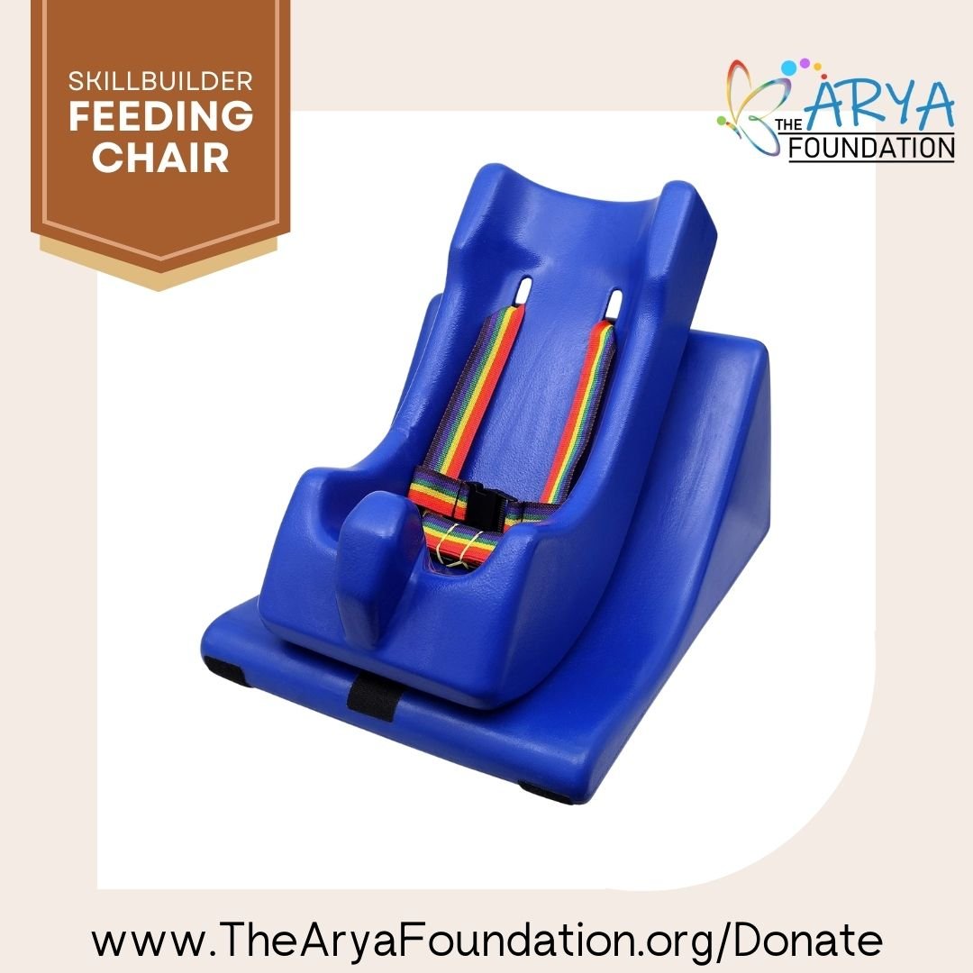 Our little one needs a feeding chair. The Skill Builders modular seating system turns a regular Feeder Seat into a floor sitter and a mobile floor sitter. The molded foam seats are firm yet soft, with a waterproof coating for easy cleaning. The floor