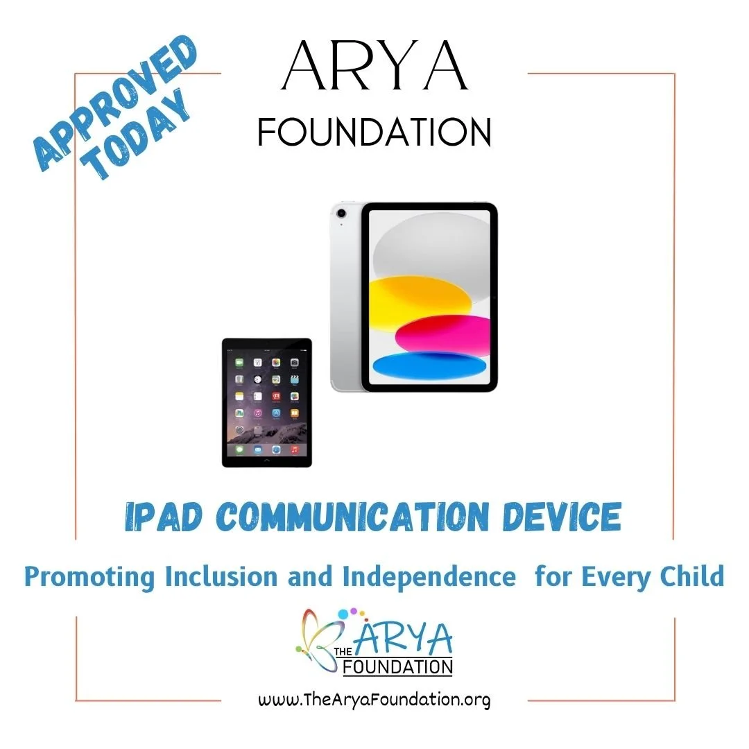 With the latest software, a regular iPad can be a fantastic communication tool for our non-verbal kids. Thanks to your support, one of our little ones is getting an iPad communication device. Keep supporting us  by donating using our link to give a c