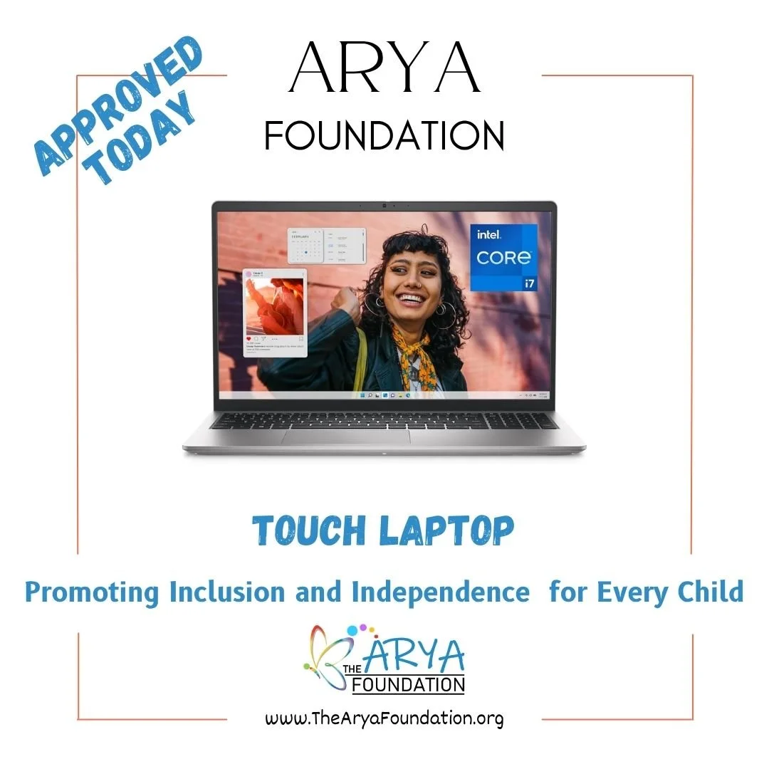 Our kids with special needs can use technology just like any other kid. They use laptops for school and to play. A laptop with a touchscreen is a great way for a child with limited mobility to use it. Also, the large keypads, separate numeric keypad,