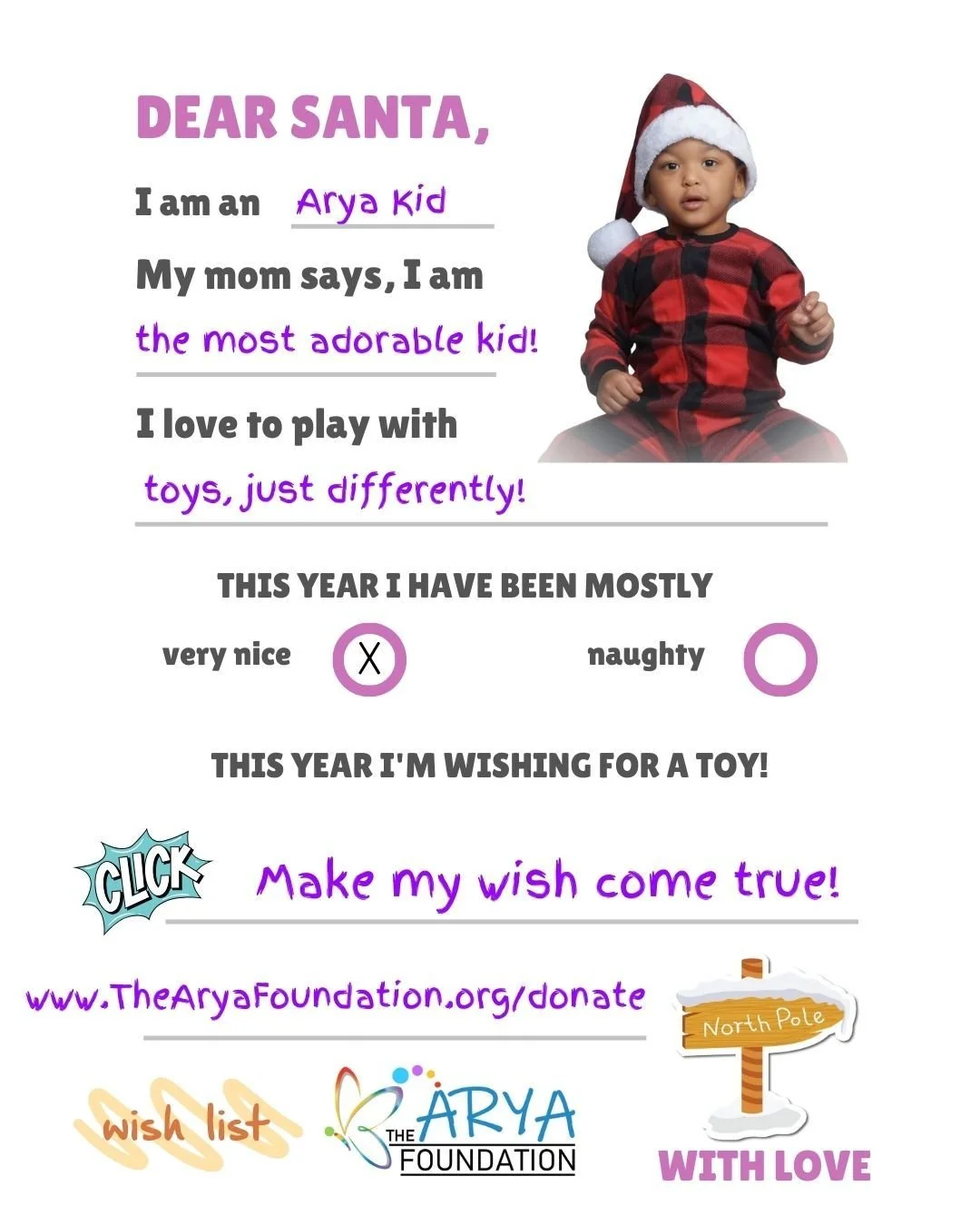 ## 🎁 Spreading Holiday Joy: Adaptive Toys for Every Child! 🎄

At The Arya Foundation, we believe that every child deserves the magic of unwrapping a meaningful gift during the holiday season! That&rsquo;s why we run our annual **Holiday Adaptive To