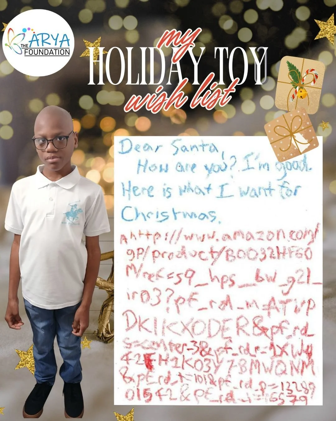 Did you know? The Arya Foundation is committed to bringing the joy of play to children with disabilities this holiday season! 🎄 In 2024, we distributed over 150 adaptive holiday toys , ensuring every child can experience a meaningful gift, regardles