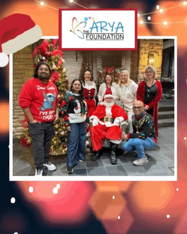 🎄 Happy Holidays from The Arya Foundation Team!

From our volunteer-run team to your family, we wish you a season filled with peace, warmth, and joy! 🌟

This morning, hundreds of children with special needs in the Greater St. Louis Region experienc