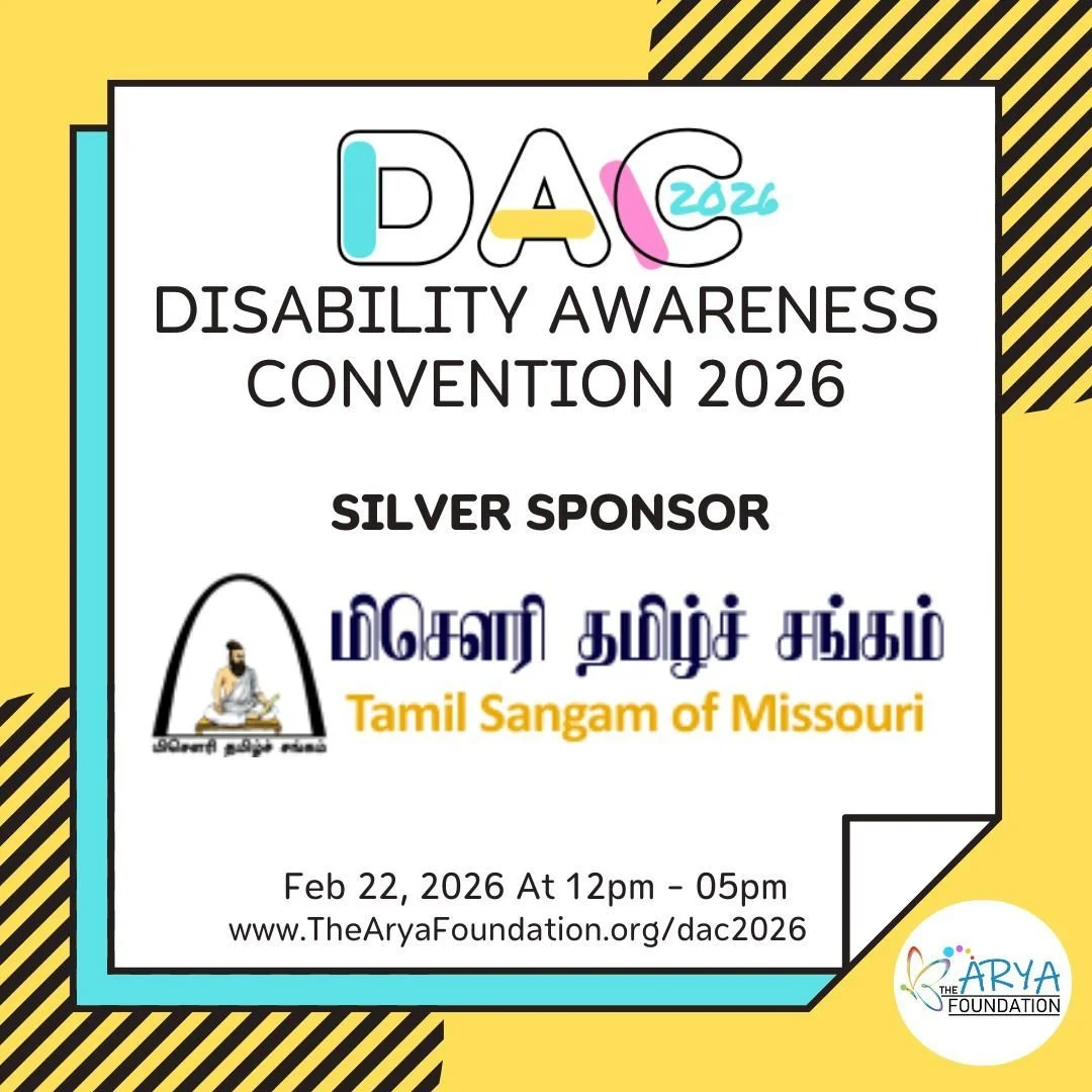 Thank you, Silver Sponsor, Tamil Sangam of Missouri. @mo_tamilsangam 

The mission of the Tamil Sangam is to nurture, promote, and facilitate the exchange of ideas and understanding between Tamil ethnicities and other cultures. It strives for excelle