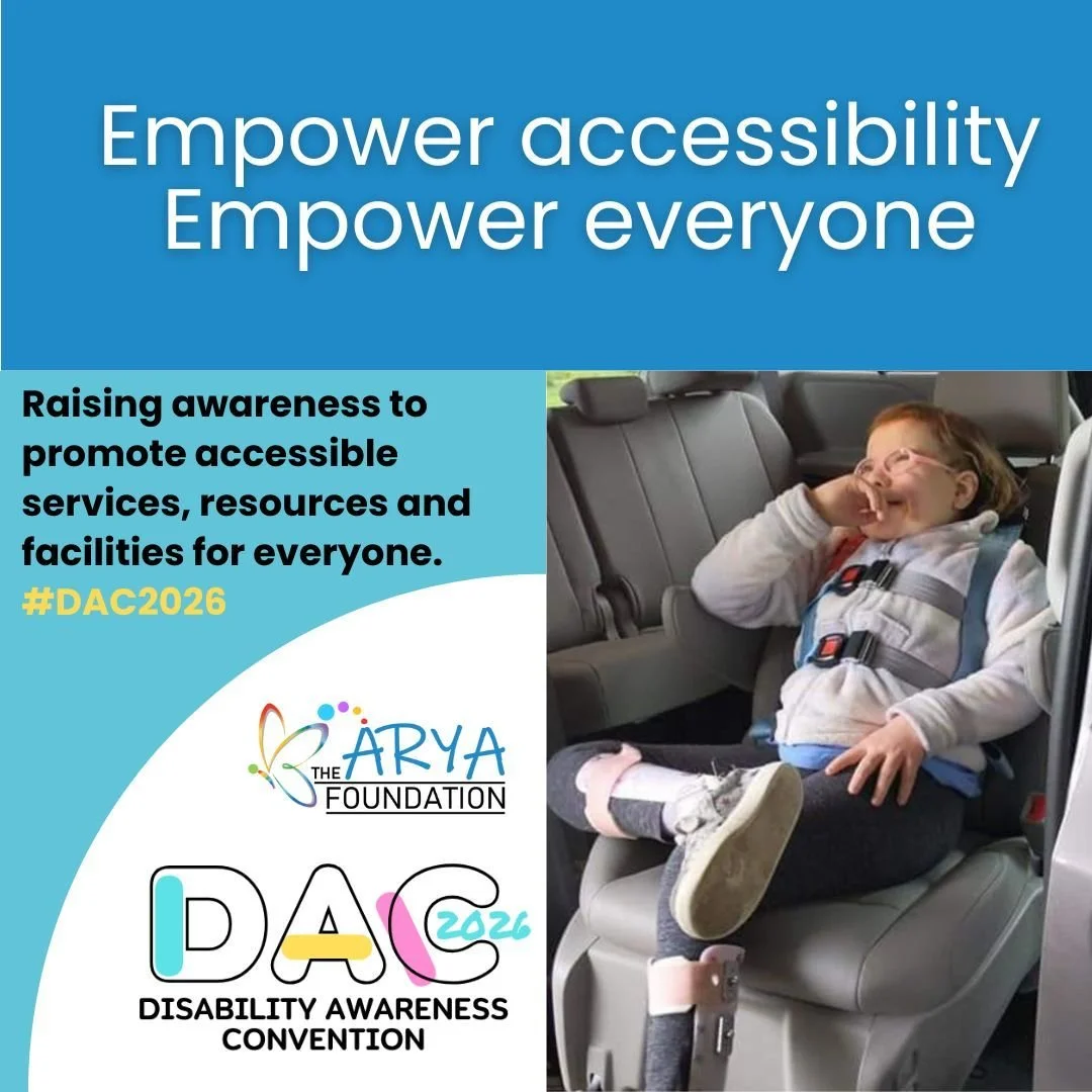 Accessibility is a fundamental right, not a privilege. ♿  At the core of Disability Awareness Convention 2026 #DAC2026 lies the mission to raise awareness and promote accessible services and facilities for everyone.

The Arya Foundation is thrilled t