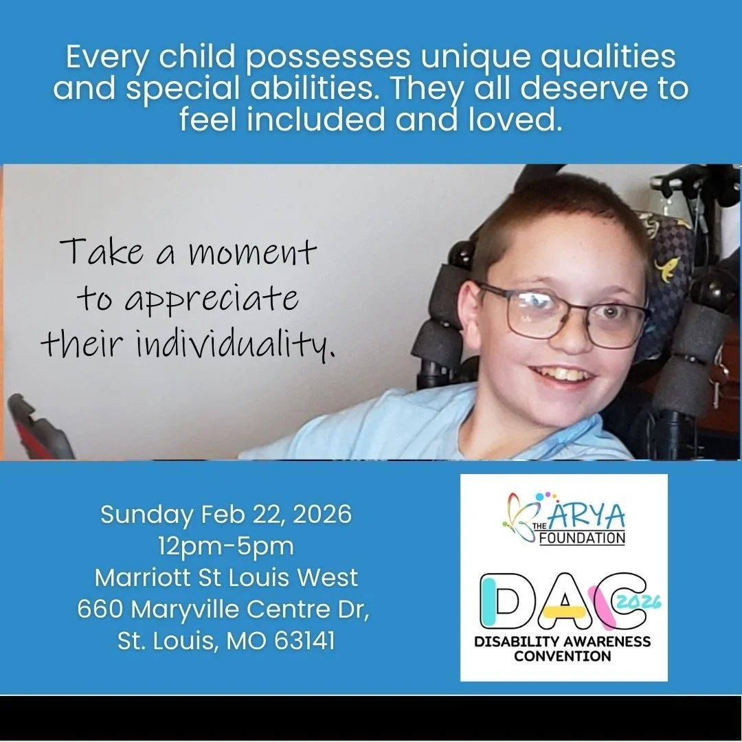 Every child possesses unique qualities and special abilities. They all deserve to feel included and loved. 🌟

Join us at our annual Disability Awareness Convention, hosted by #TheAryaFoundation! This FREE event will feature over 50 organizations, wo