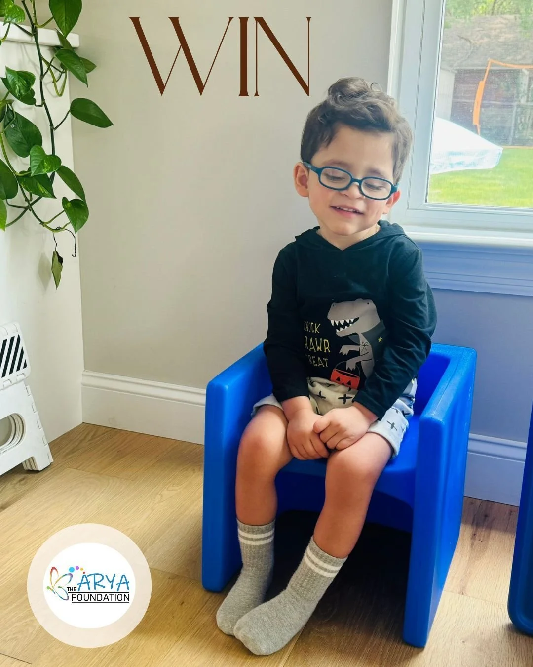 It&rsquo;s a good morning. ☀️

The socks are on. No struggle. Just a quiet, real moment of success. For our families, these small steps are huge milestones toward independence.

💙

#TheAryaFoundation #EverydayLife #AdaptiveEquipment #SpecialNeedsAwa