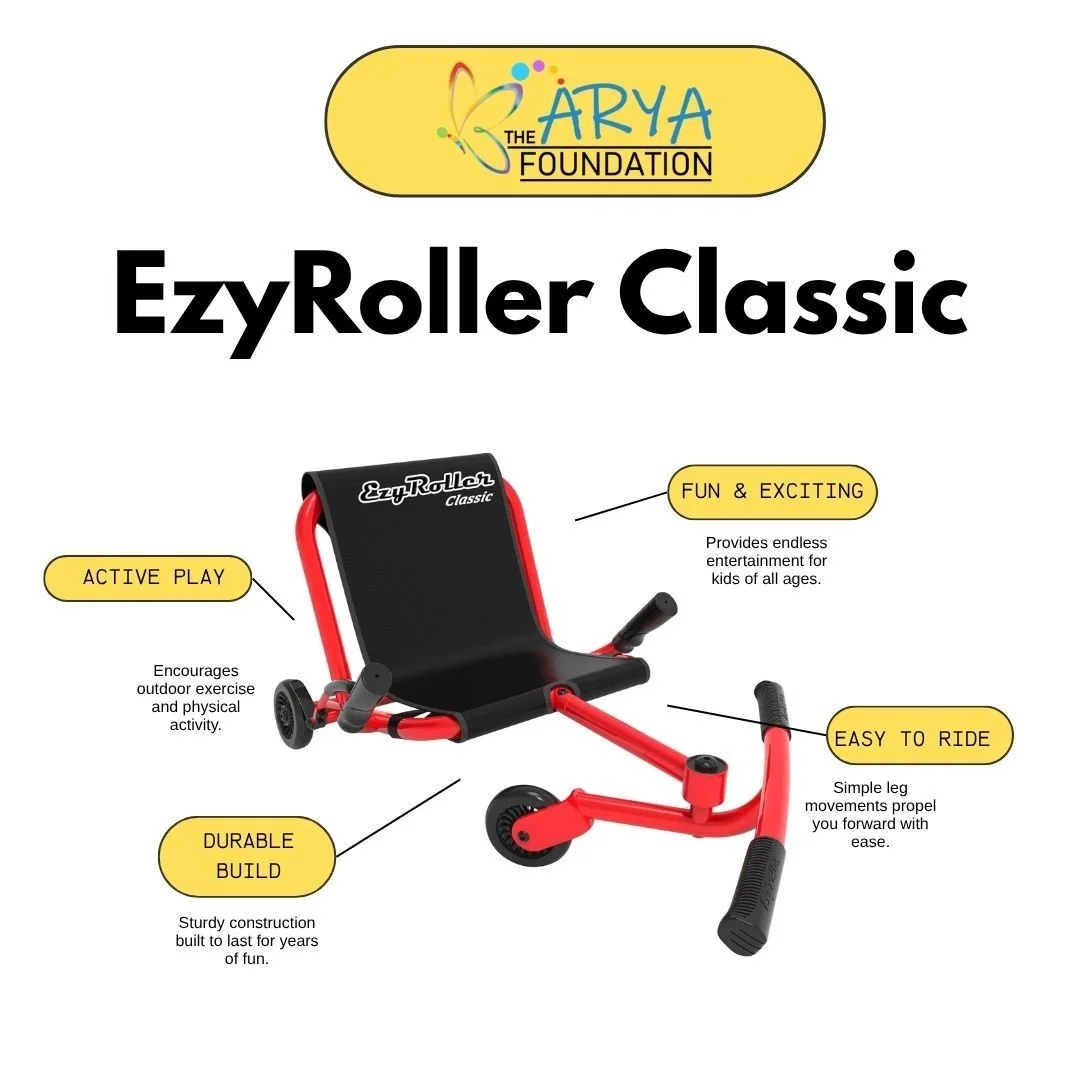 The "ultimate riding machine" for every child! 🌈✨

The EzyRoller Classic is more than just a ride-on&mdash;it's an inclusive tool for movement. Why we love it for our special needs community:
✅ Low Center of Gravity: Provides stability and