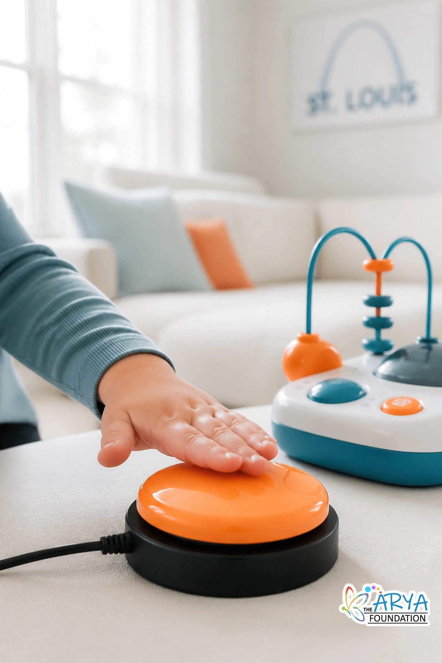 For a child with limited mobility, the first 'click' of a switch-adapted toy isn't just play: it&rsquo;s power. 🦋 It&rsquo;s the moment they realize they can make things happen alone.
Help us provide independence for St. Louis kids.
www.thearyafound