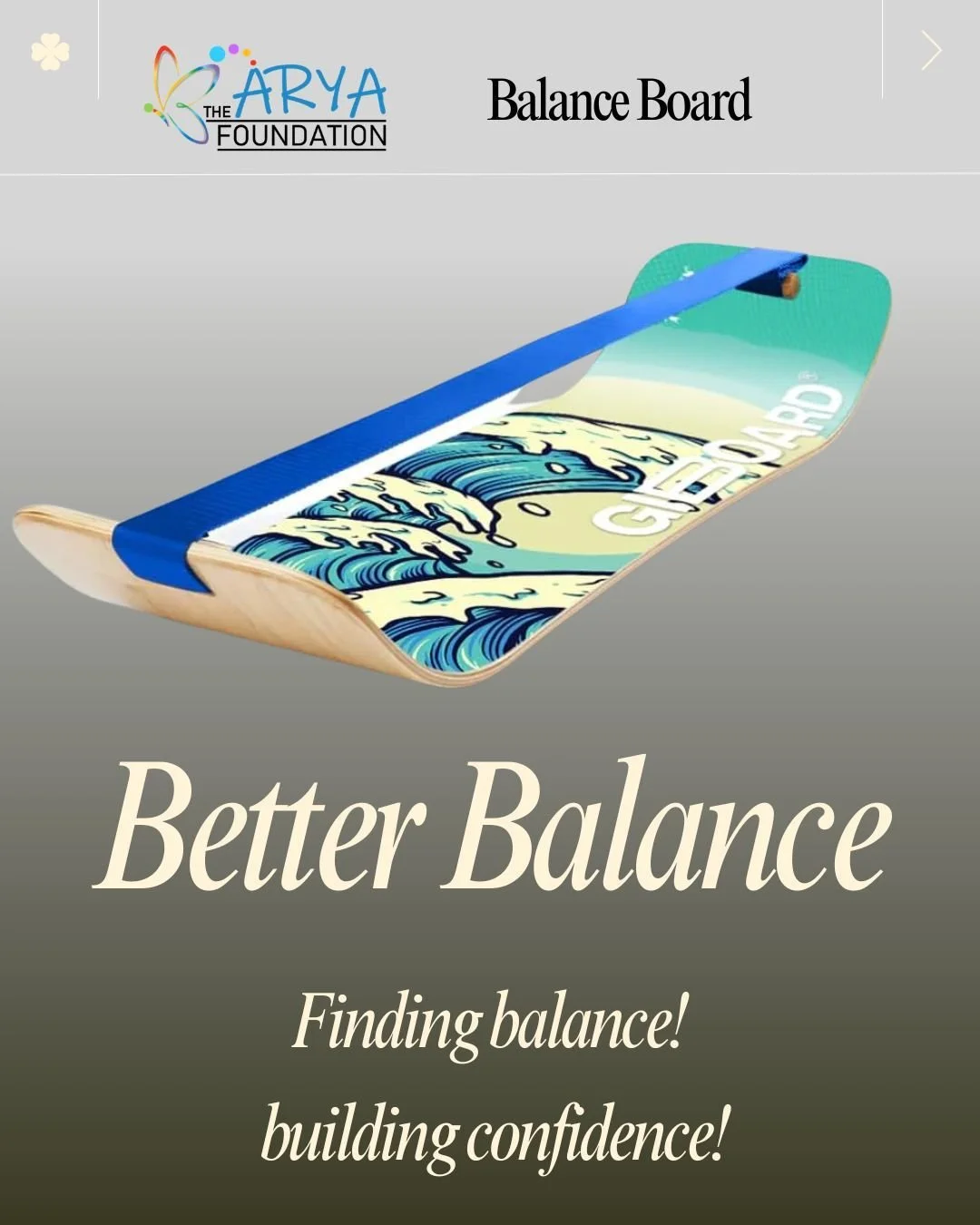 Steady, set, grow! 🪵💪

An Adaptive Balance Board is a game-changer for physical therapy and play. It helps kids with:
✅ Core Stability: Strengthening the muscles that support movement.
✅ Focus: Engaging the brain and body simultaneously.
✅ Motor Sk