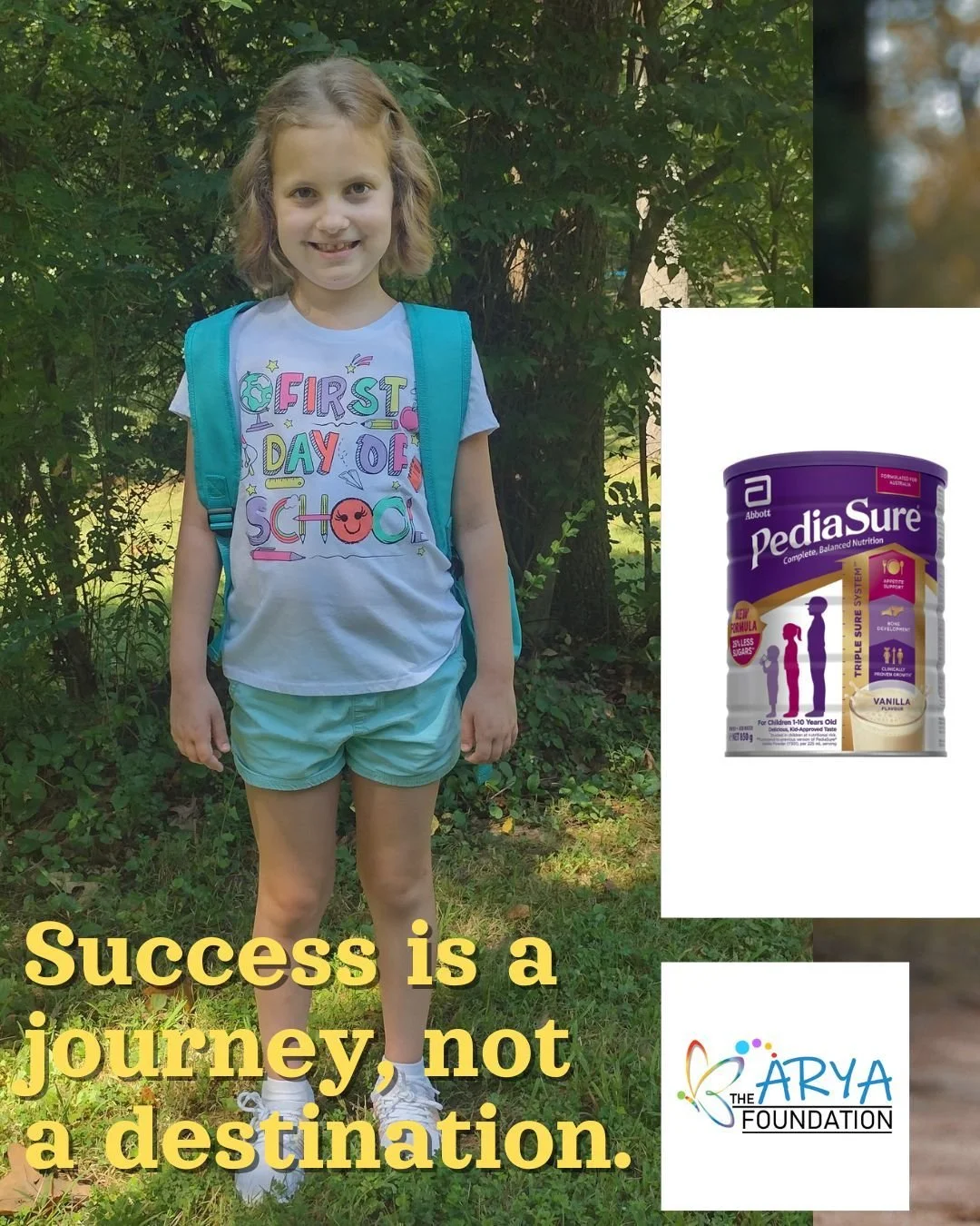 Success is a journey, not a destination. 👣

For Caleigh, success meant working tirelessly to move away from G-tube dependency. Today, she is hitting her goal weight! But to stay off the tube, she needs consistent access to nutritional supplements li