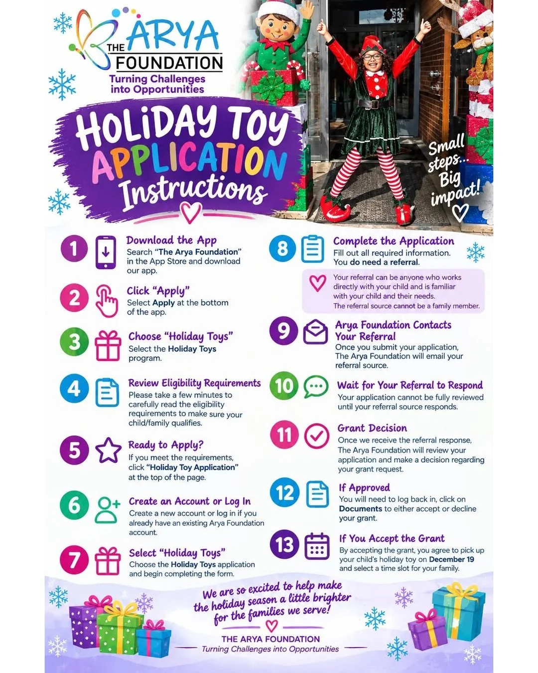 Parents, here's the holiday toy application, step by step. Save this post so it's handy when you sit down to apply.

Applications are open through November 1 for kids 17 and under in Greater St. Louis, and each one needs a referral from someone who w