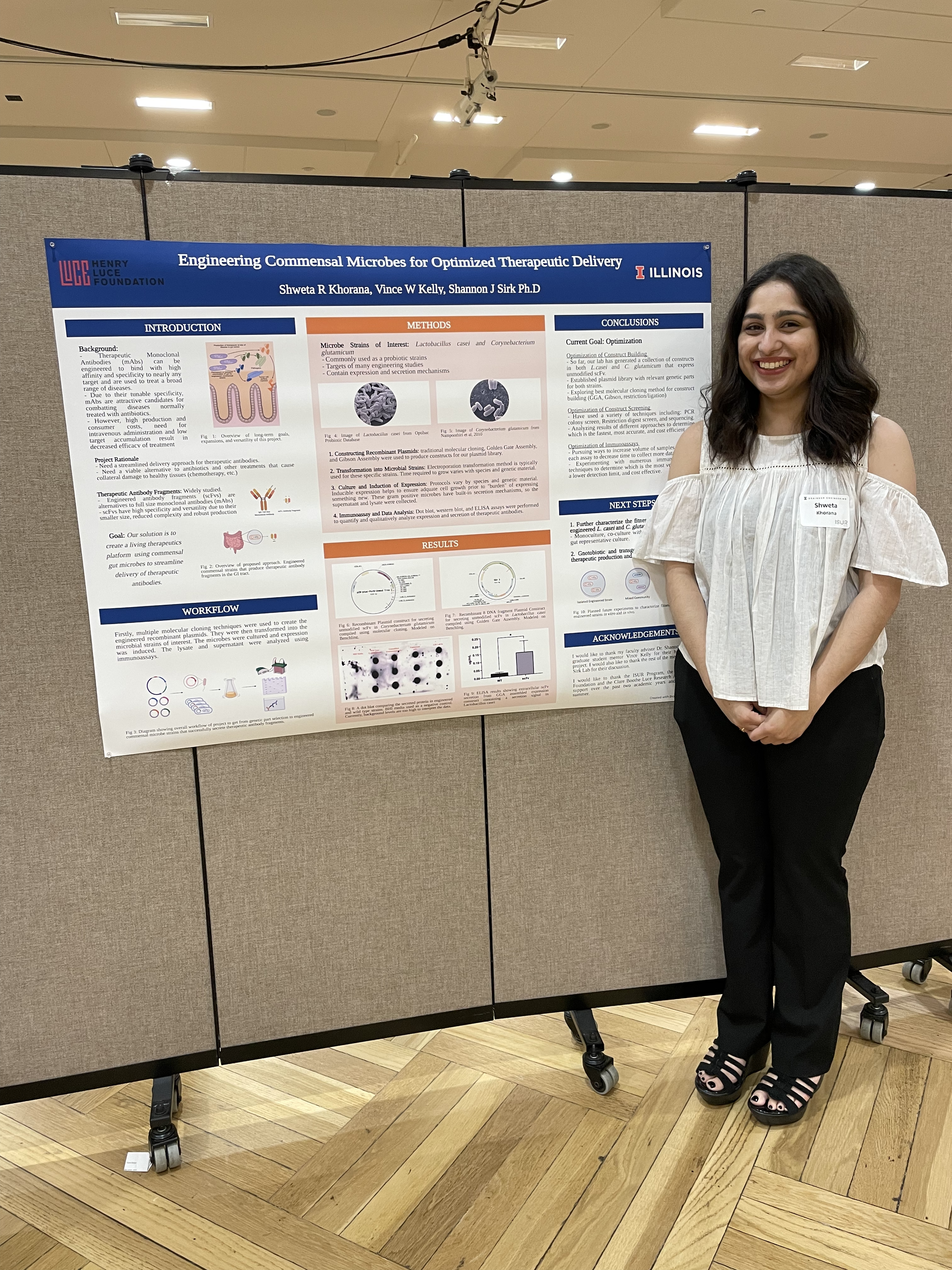Shweta - Clare Boothe Luce Research Scholar Poster, 2022