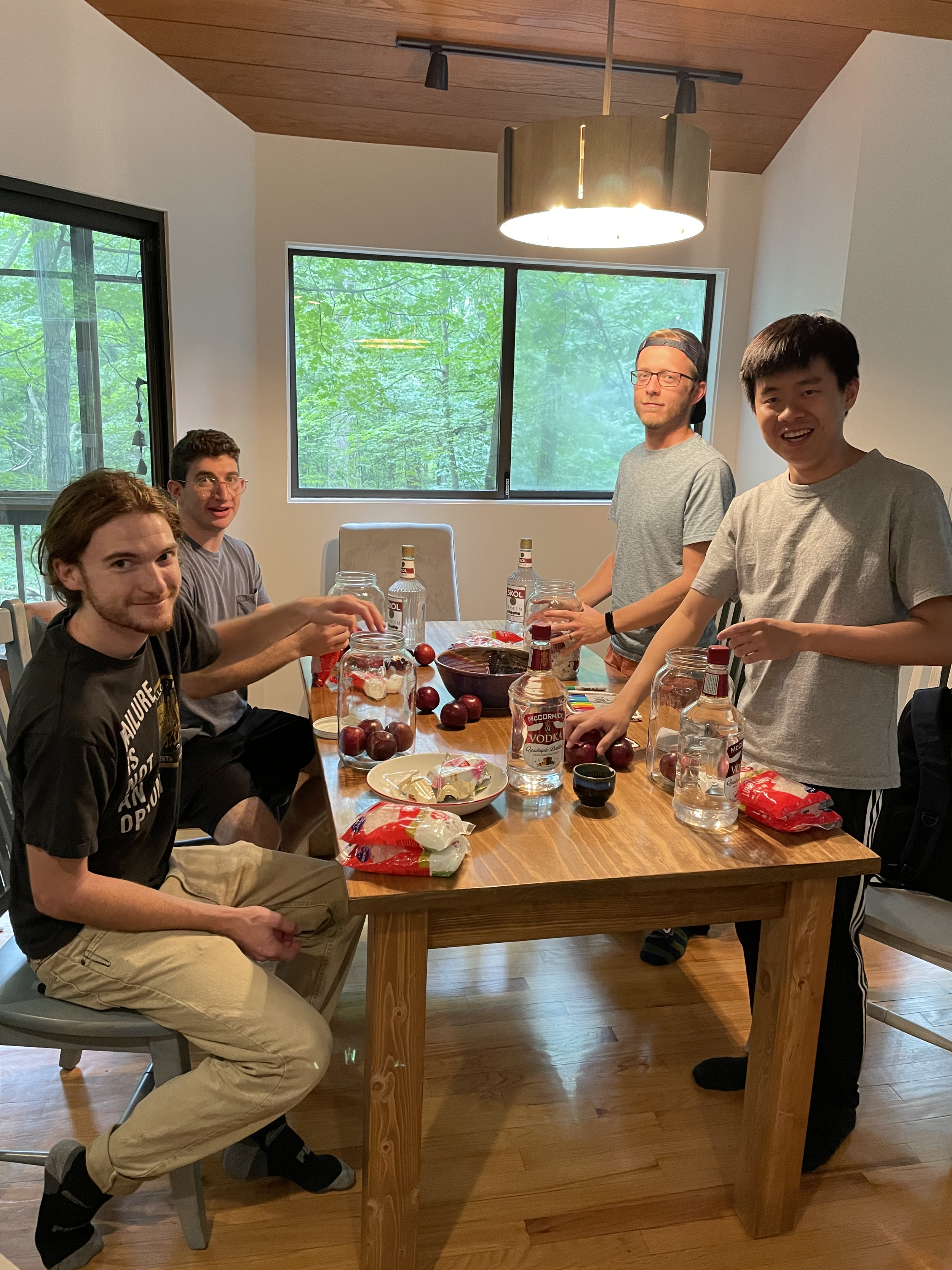 Making plum wine - no tasting until you graduate (2022)
