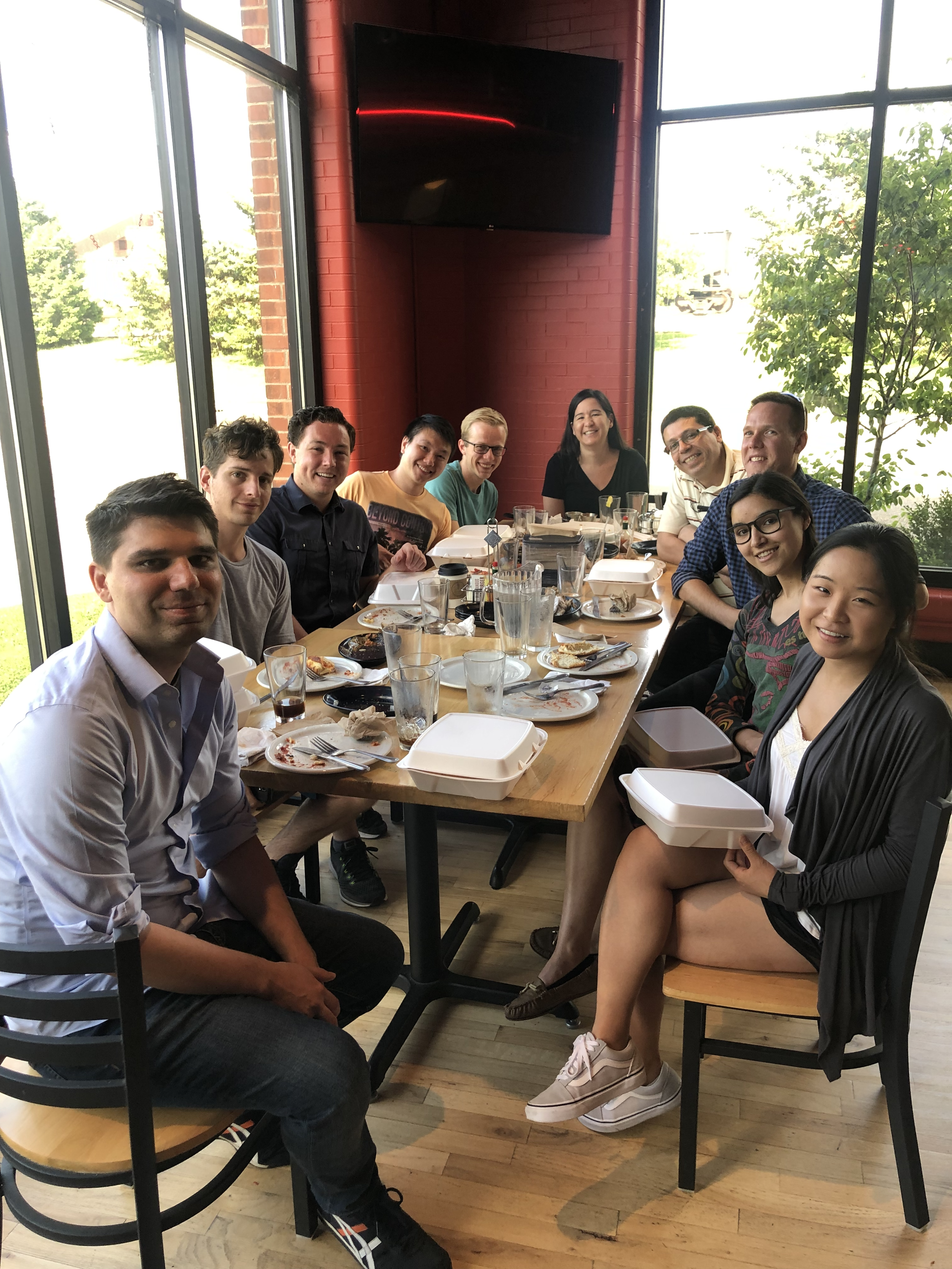 Post-escape room pizza with the Gaj Lab - 2019