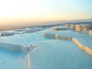 PAMUKKALE WATER TERRACES - DENIZILI, TURKEY