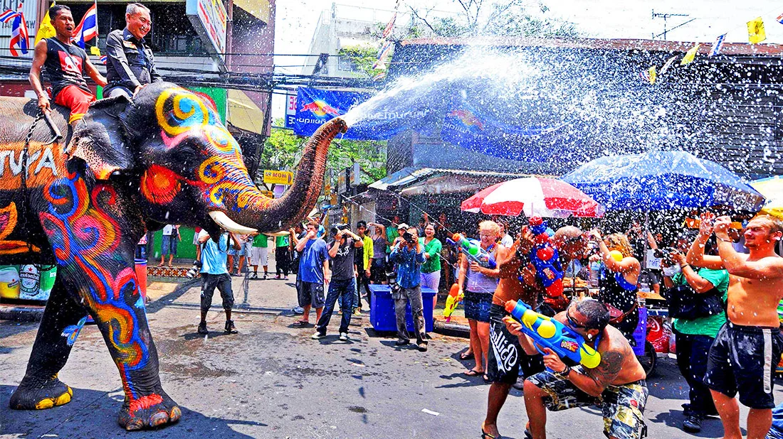 SONGKRAN - THAILAND'S NEW YEAR WATER FIGHT FESTIVAL