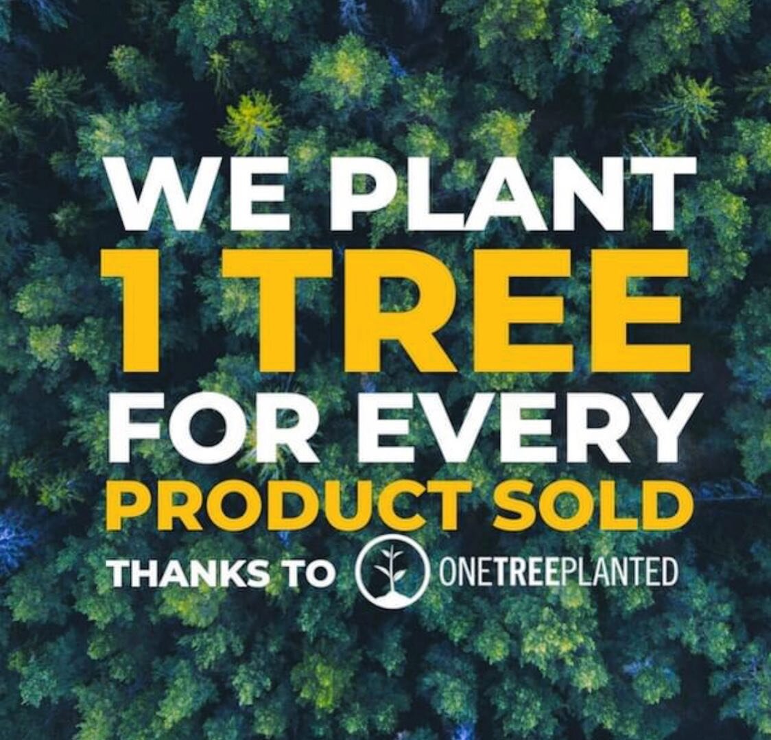 💚WE ARE SO PROUD TO BE AN OFFICIAL ONE TREE PLANTED PARTNER! 
.
🌲 A partnership that means a lot to us and has been a long time in the making.
As we combat literal floods one minute to devastating fires the next and all the devastation that comes w