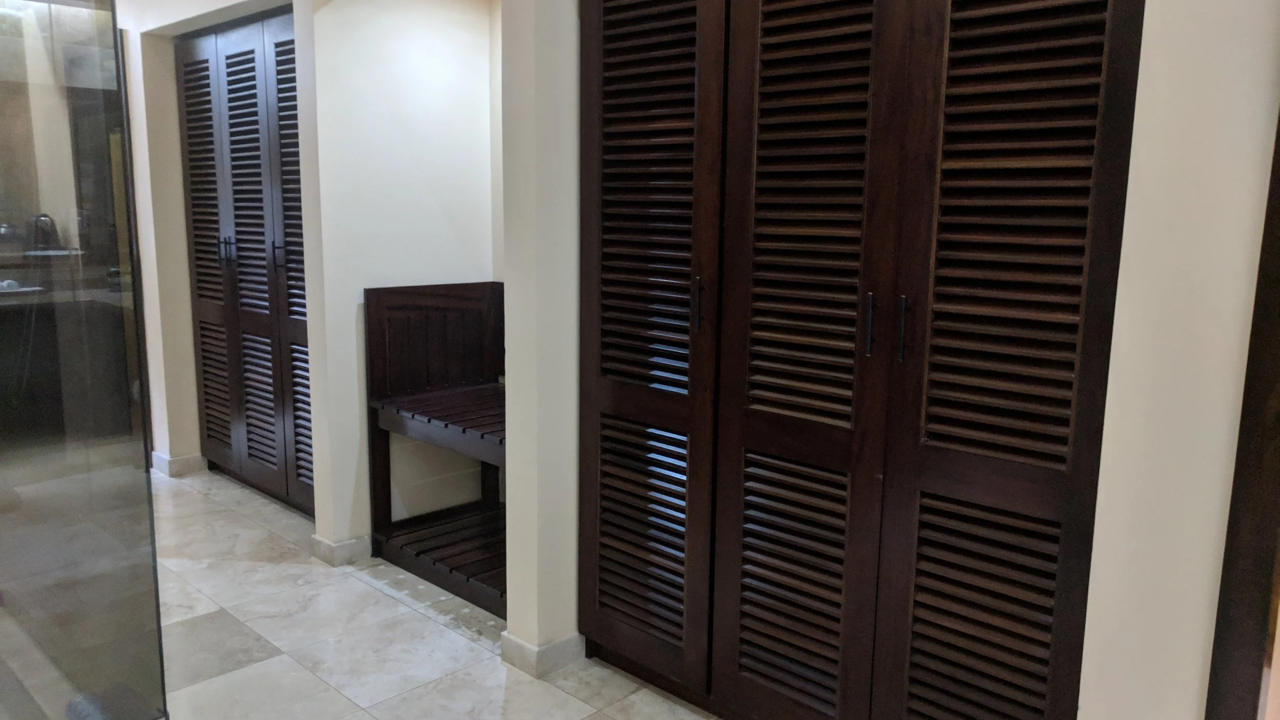 With plenty of closet space.
