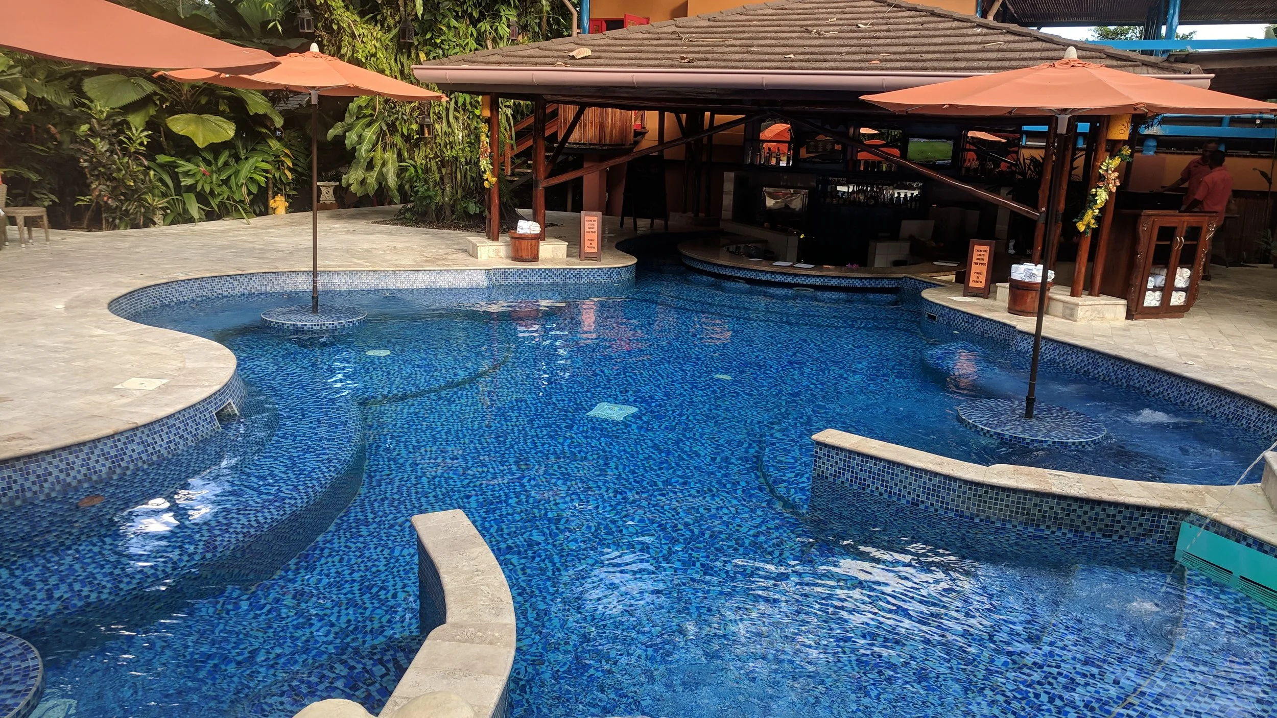 Pool and pool bar.