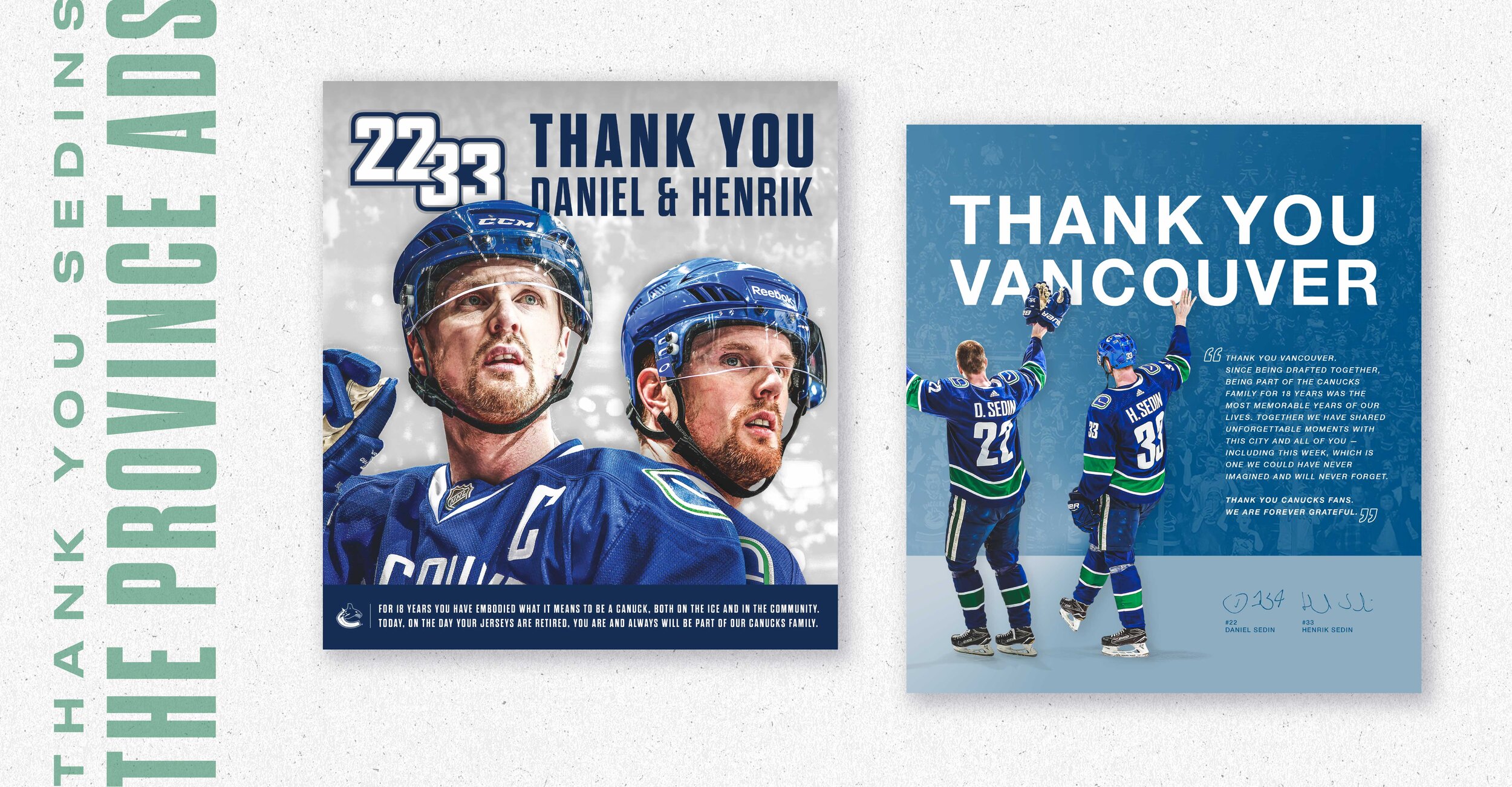Vancouver Canucks 50th Anniversary, Marketing Campaign — Max Young —  Branding, Design, Illustration