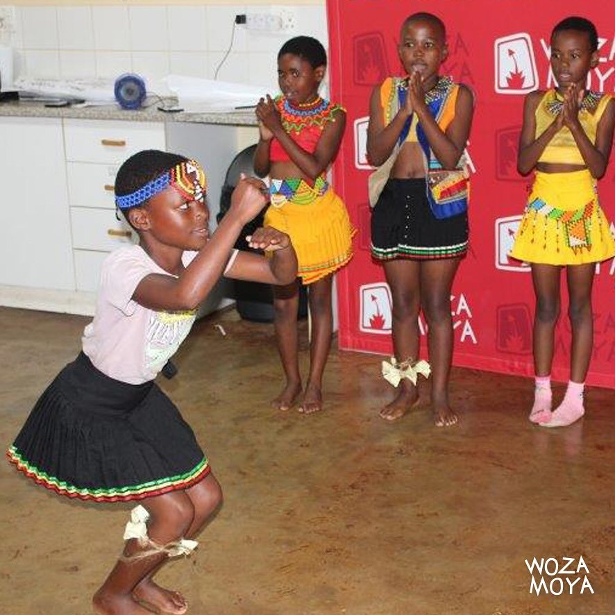 At Woza Moya we give children a space to be children at the same time allowing them to learn life skills for their future. They gathered to show off their talents by performing while being alerted about sexual harassment, theft, and the impact this m