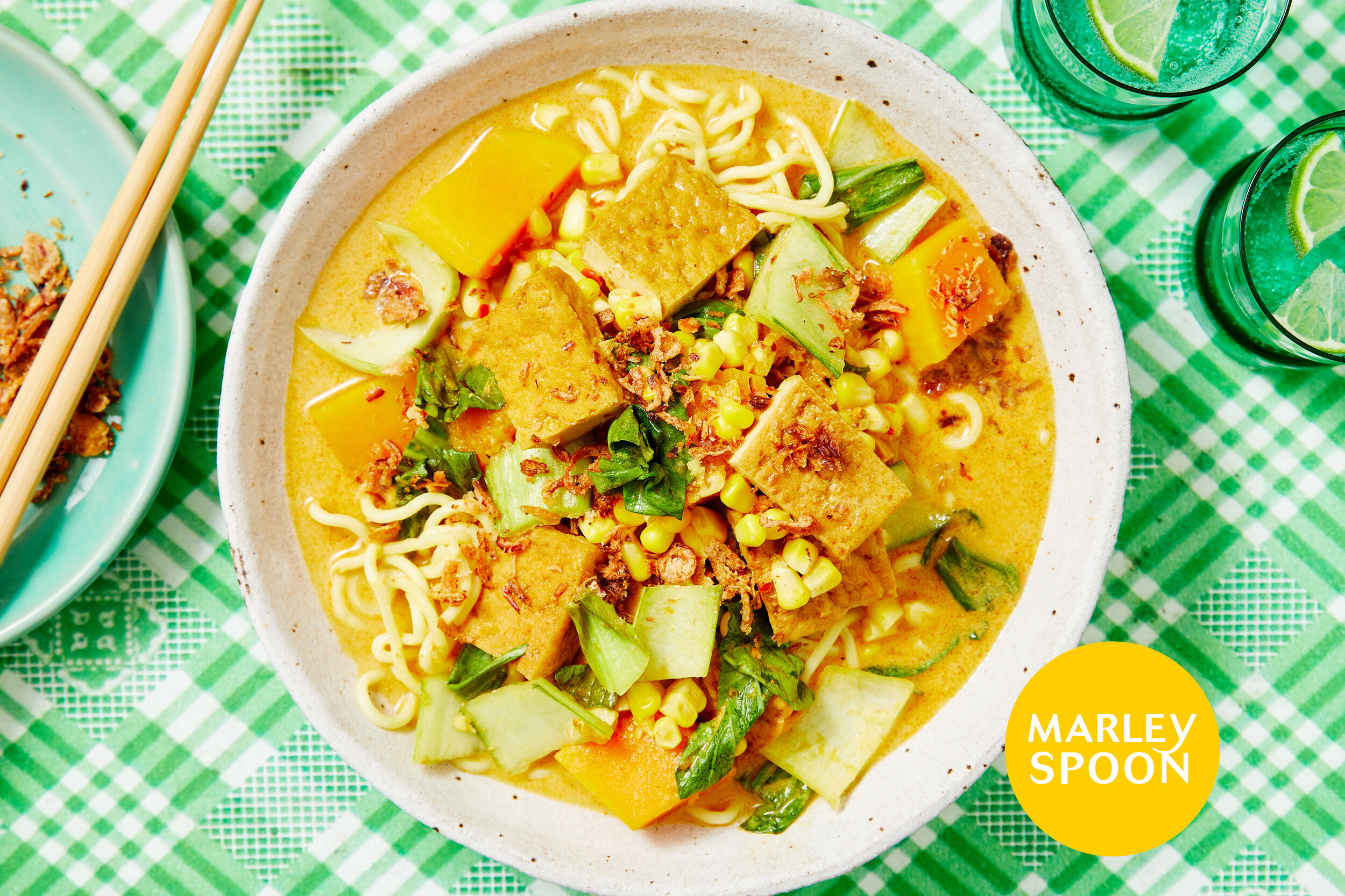 Malaysian Tofu &amp; Vegetable Laksa