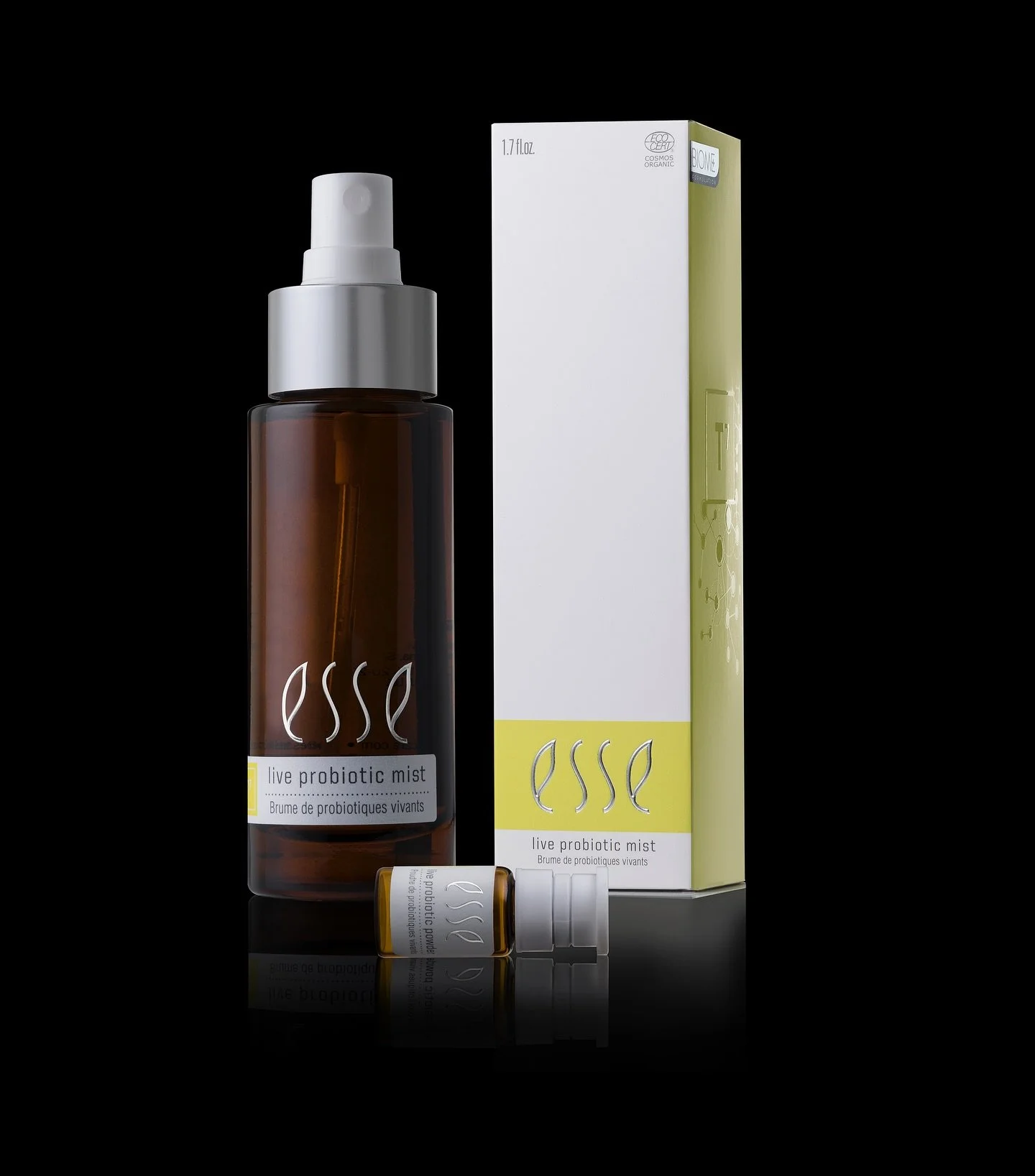 Esse Uutuus Live Probiotic Mist Probiootti kasvovesi 💦🍃 
Live Probiotic mist sisältää nimensä mukaisesti ELÄVIÄ Bacillus Coagulans Probiootteja jotka tutkitusti lisäävät ihon kosteutusta, vahvistavat ih