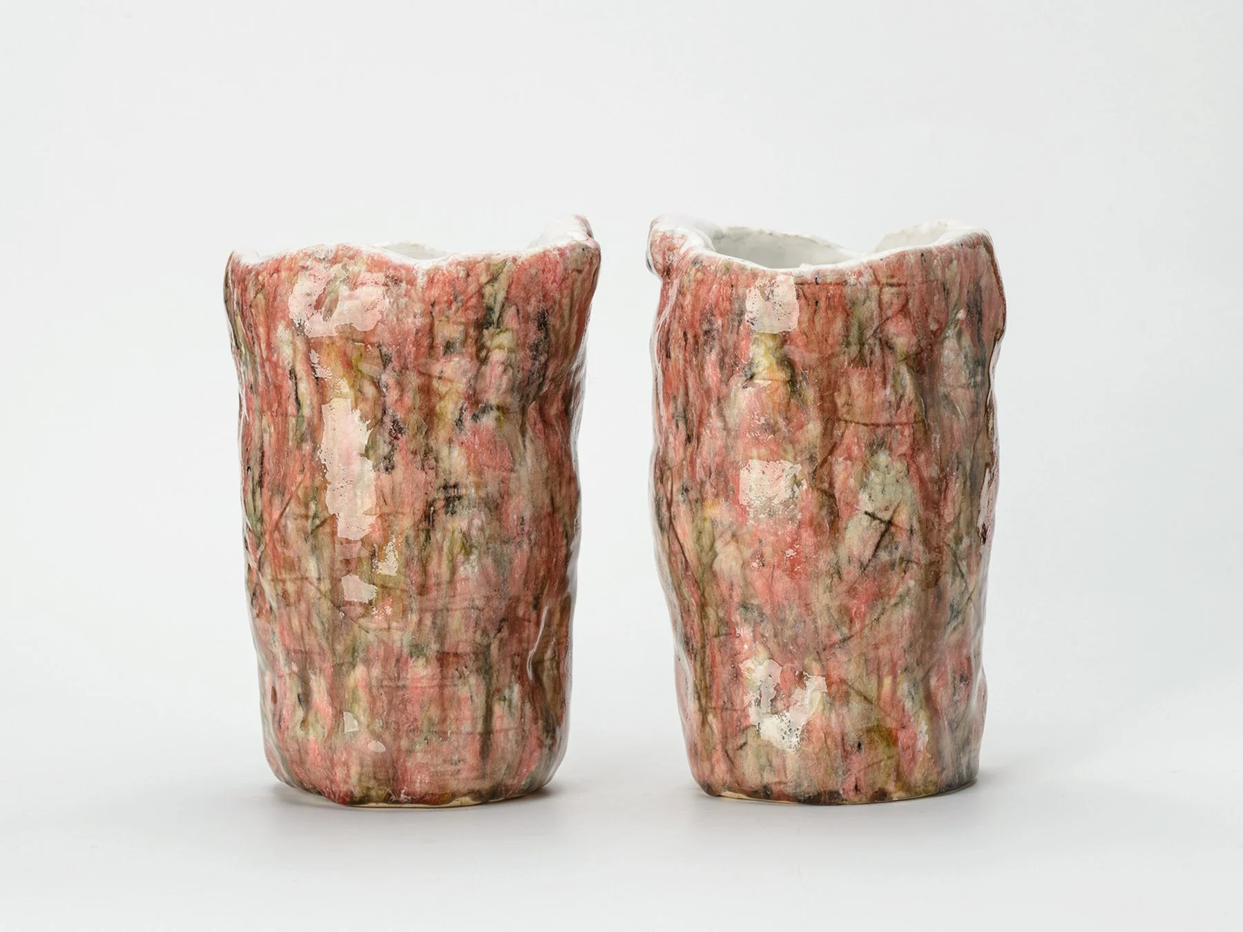 Pink Monument Vases