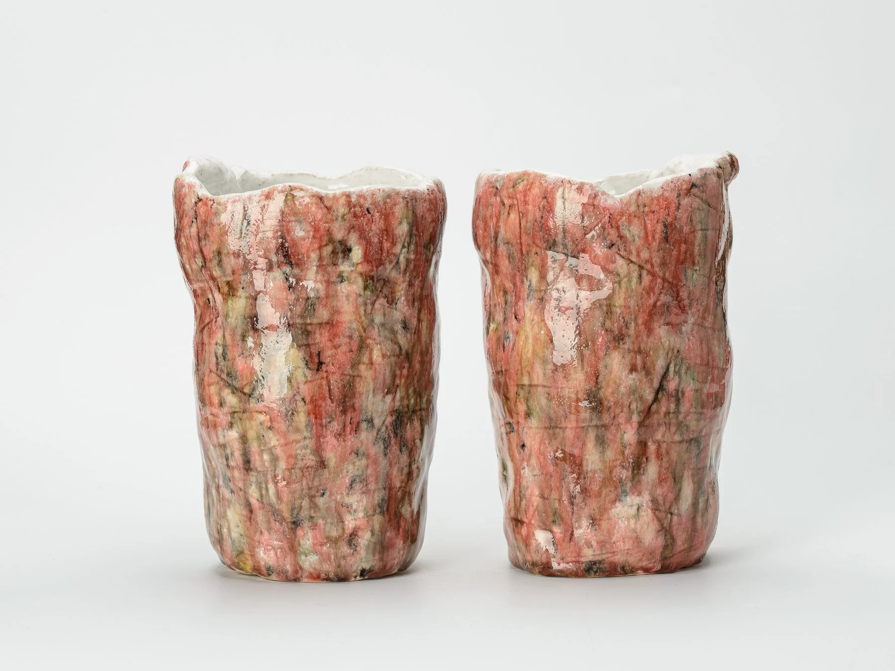 Pink Monument Vases