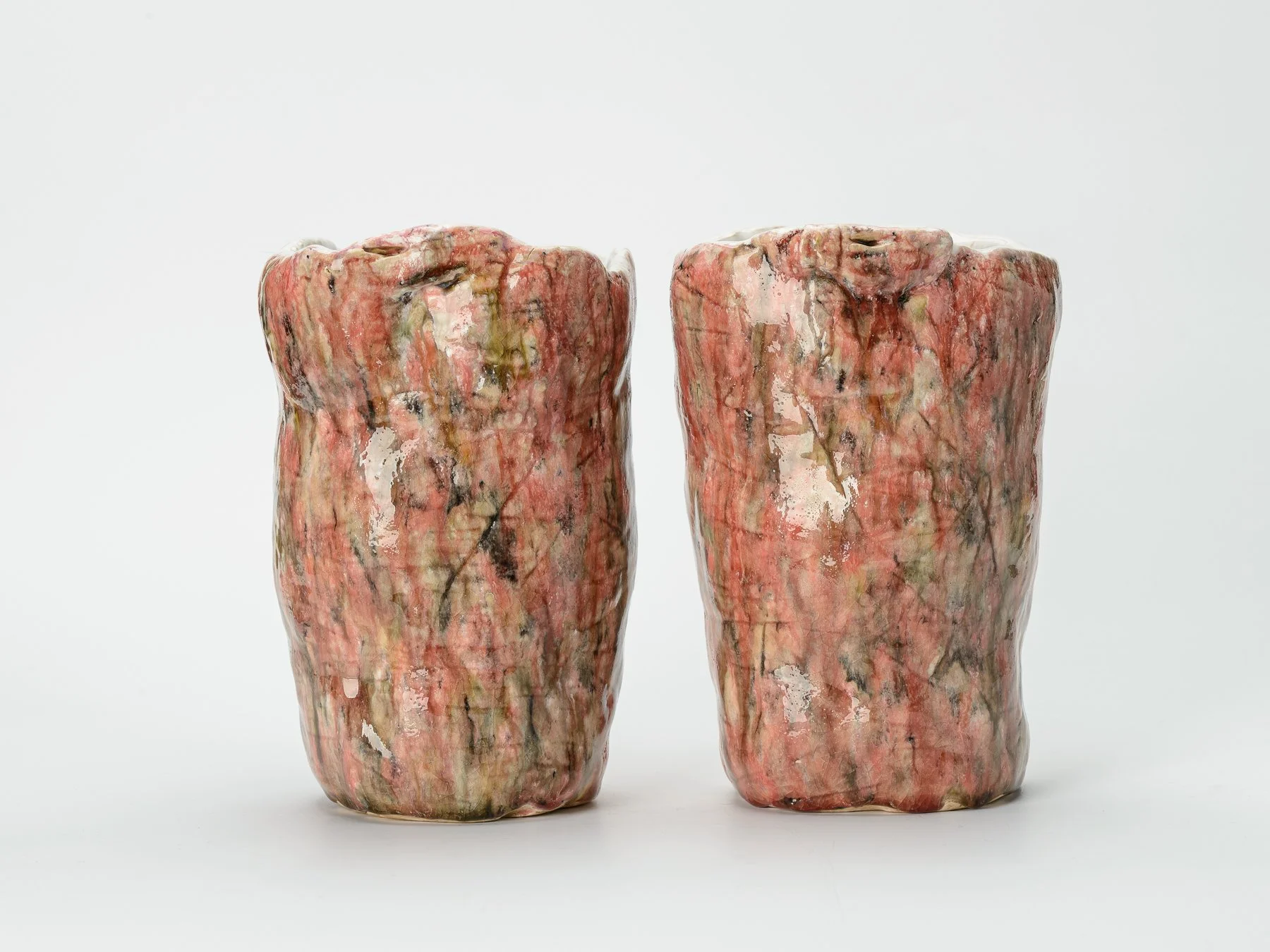 Pink Monument Vases