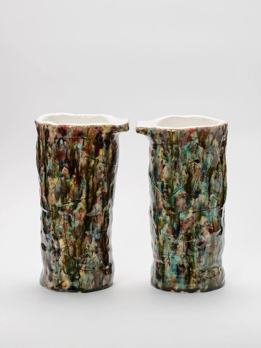 Multicolor Monument Vases