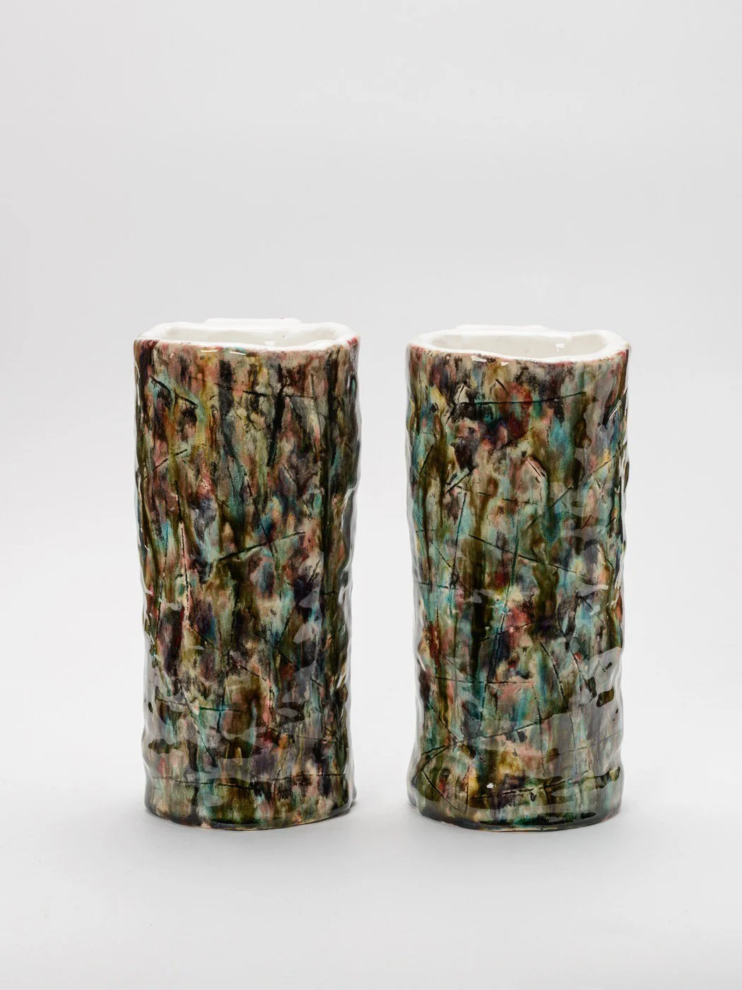 Multicolor Monument Vases