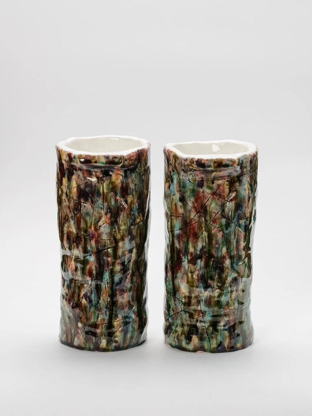 Multicolor Monument Vases